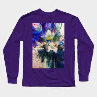 Loose Floral Watercolor #09 Long Sleeve T-Shirt